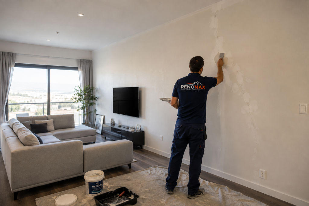 Reparar Fissuras nas paredes